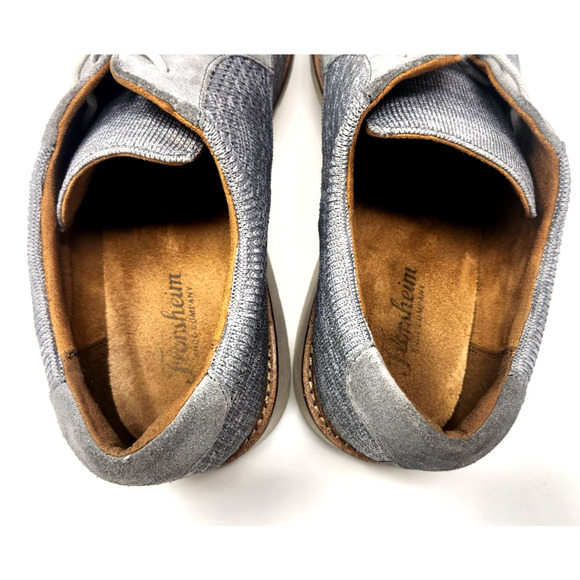 Florsheim Knit Oxford Shoes Mens 10.5 Gray Casual Derby Lightweight Comfort
